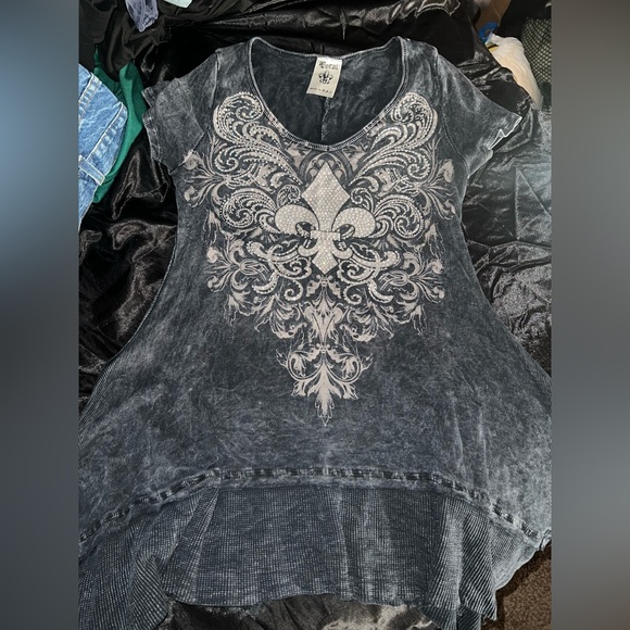 Vocal Rare Vintage Y2K Grunge Flow Top - Picture 1 of 5